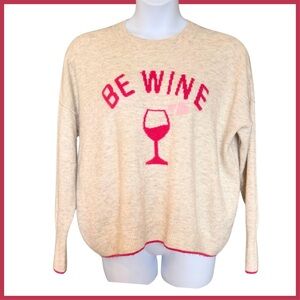 Large - EUC - Cece - Be Wine Sweater